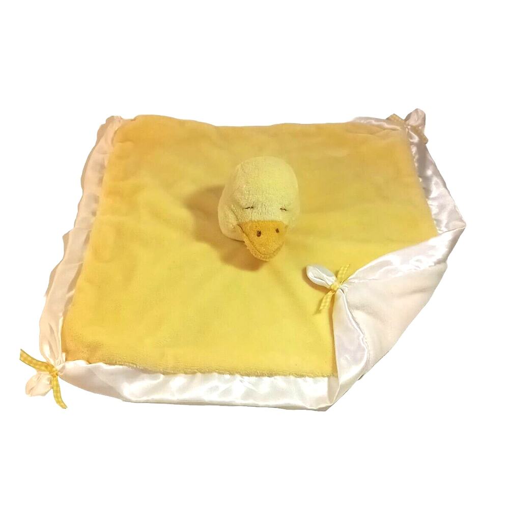 Douglas Baby Duck Sleeping Security Blanket Lovey Plush Yellow White Easter Toy